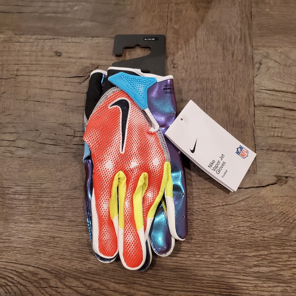 NIKE VAPOR JET NFL COMBINE FOOTBALL GLOVES MENS